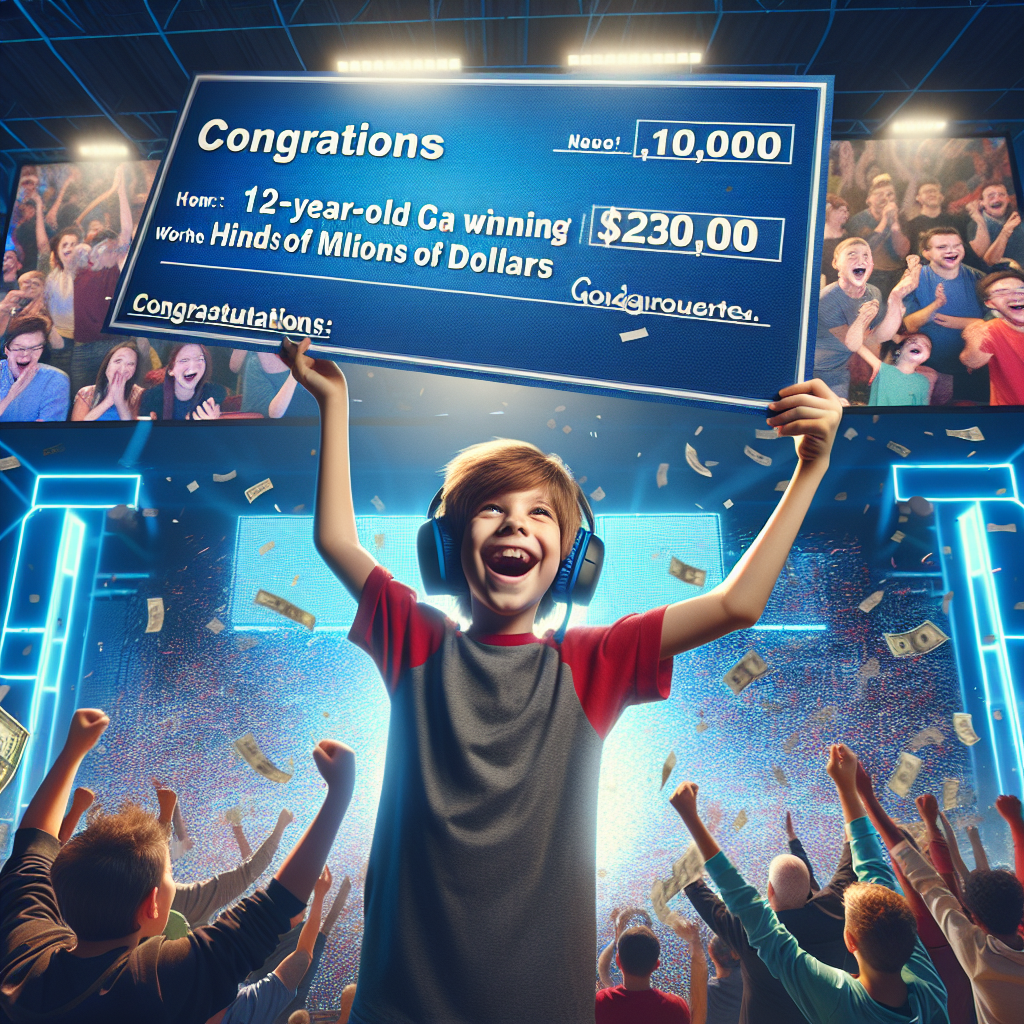 Viral! Bocah 12 Tahun Ini Menang Turnamen Game dan Bawa Pulang Ratusan Juta